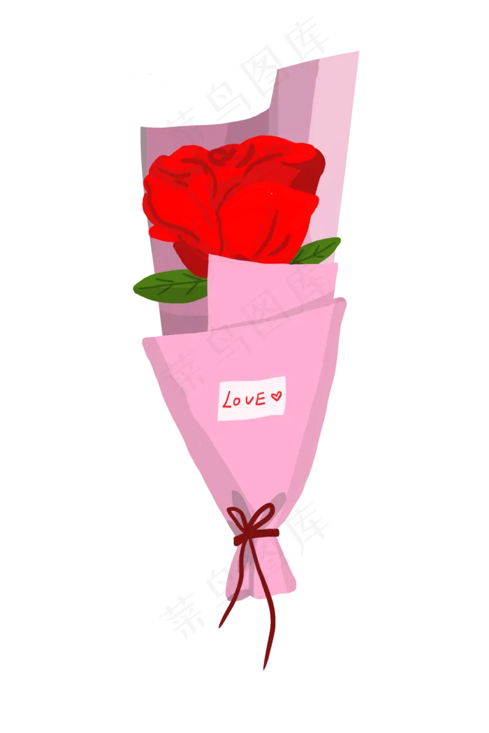 情人节红色玫瑰鲜花(2000X3000(DPI:300))psd模版下载