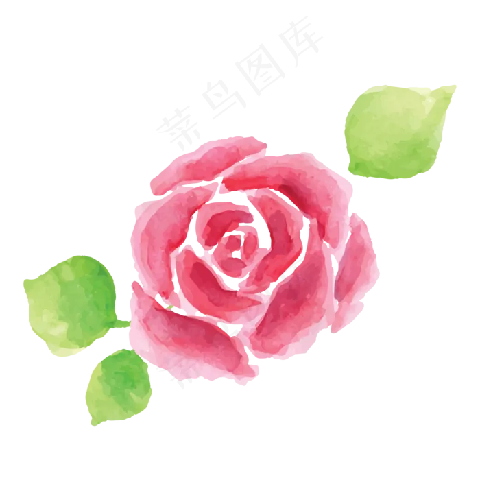 卡通红色的玫瑰花朵免抠图(2063X2063(DPI:300))psd模版下载