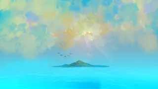 冷色系治愈通用场景