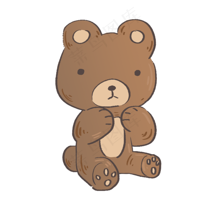 六一儿童节棕熊玩具