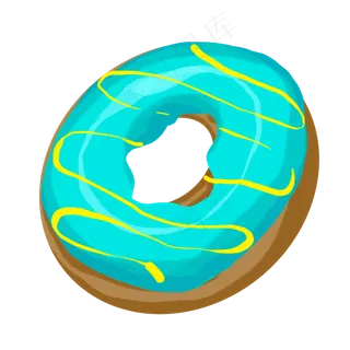 棕色奶油甜甜圈