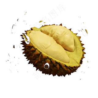 质感榴莲png图