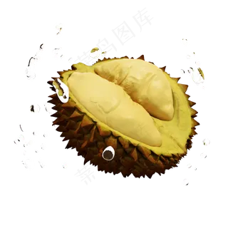 质感榴莲png图