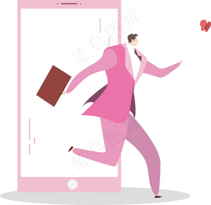 每个工作狂都有颗童心,免抠元素ai矢量模版下载