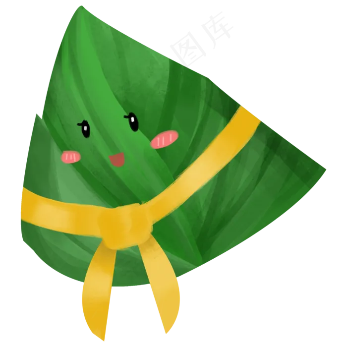 拟人k卡通粽子(3000X3000(DPI:300))psd模版下载