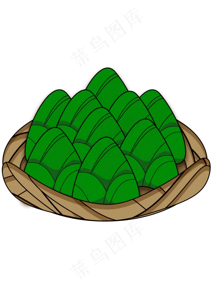 一篮粽子png素材(2000X2736(DPI:300))psd模版下载