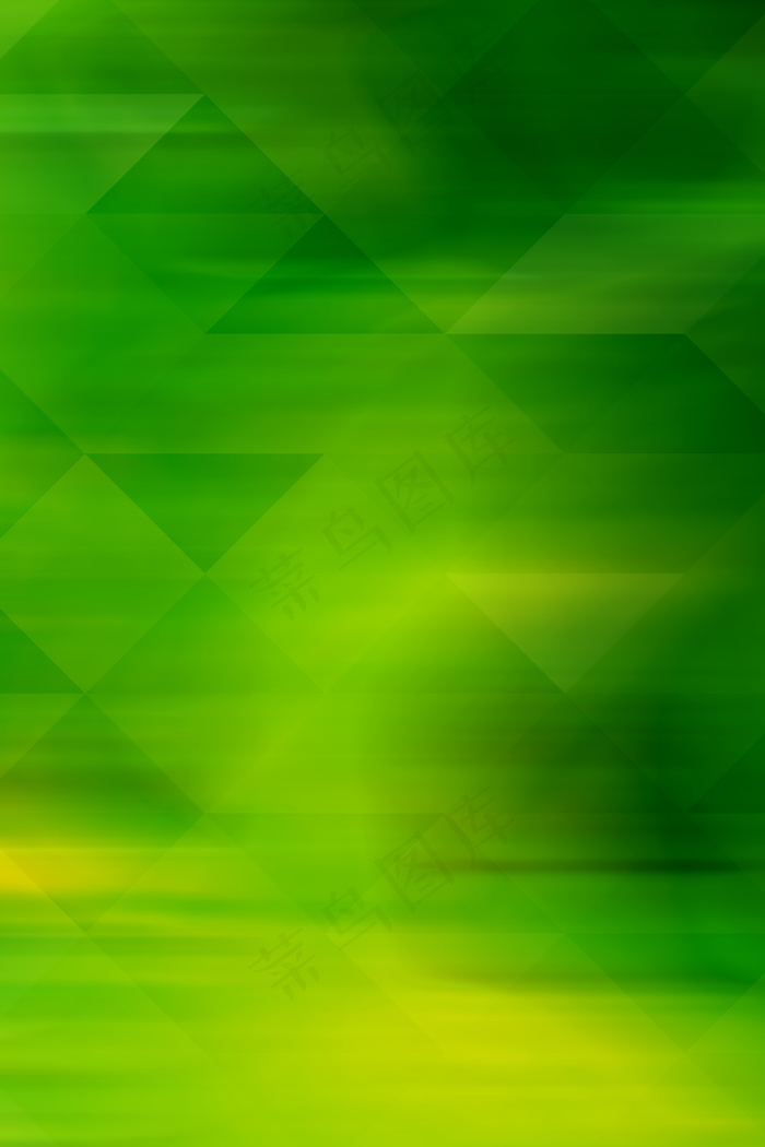 绿色渐变大气扁平几何海报