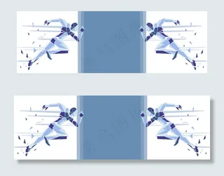 企业文化扁平灰色banner