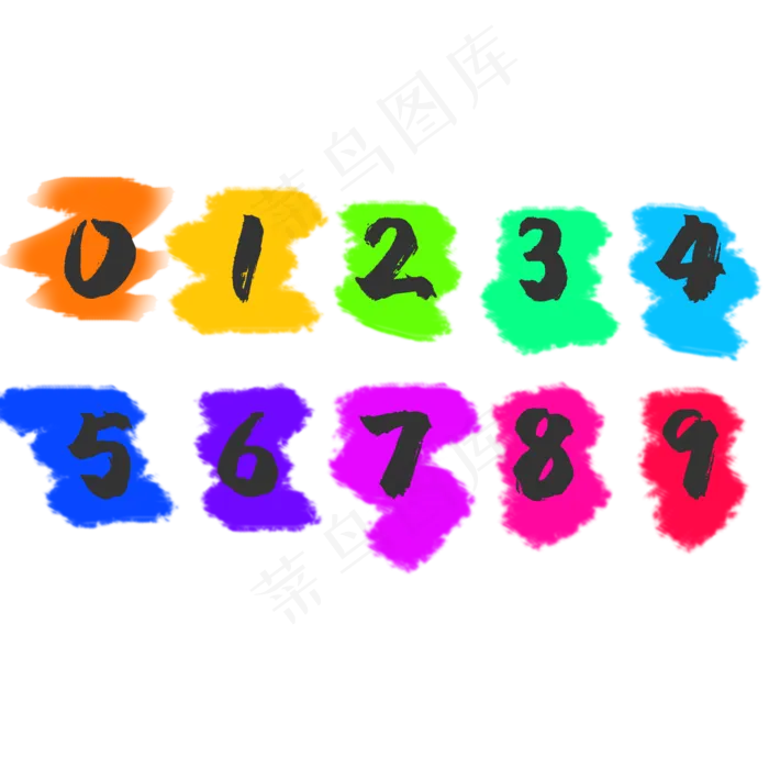 创意数字(2000X2000(DPI:150))psd模版下载