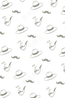 男士用品底纹复古风