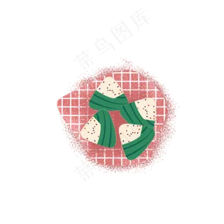 卡通手绘美味粽子