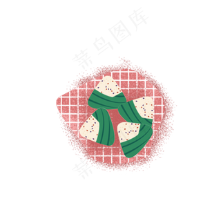 卡通手绘美味粽子