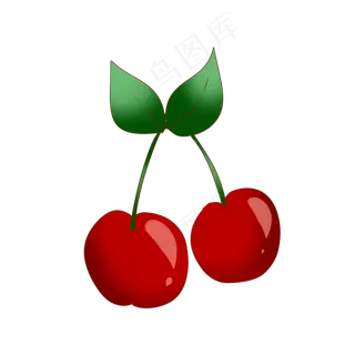 红色夏季水果樱桃