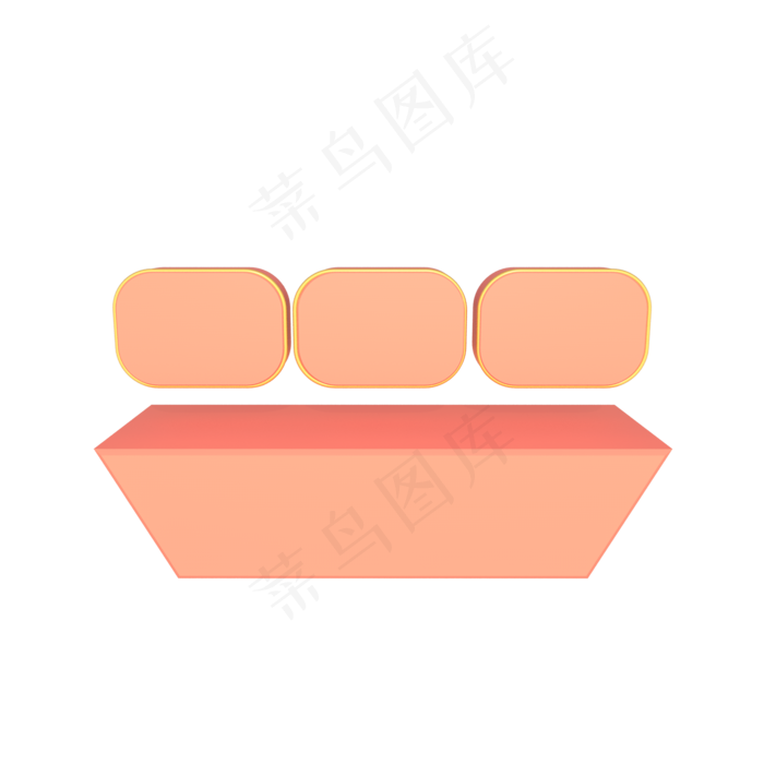 电商珊瑚橘首页装饰商品模板(2000X2000(DPI:300))psd模版下载