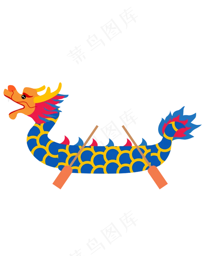 矢量端午节龙舟PNG(4167*5208px 300 dpi )ai矢量模版下载