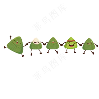 端午节卡通粽子设计