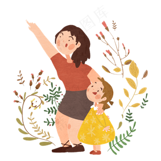 母爱温情温暖美丽妈妈五月快乐温