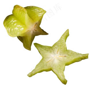 实拍果园果树水果杨桃