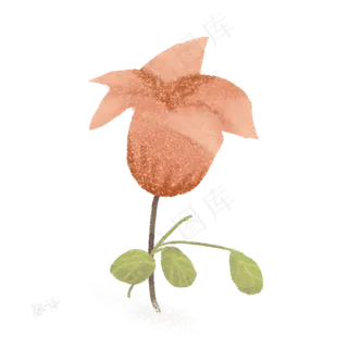 森系小清新水彩手绘花朵玫瑰