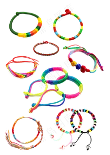 端午五彩绳手链,免抠元素