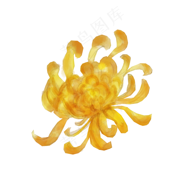 重阳节卡通免抠菊花卡通(2000X2000(DPI:300))psd模版下载