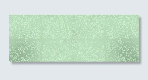 复古绿色和风平铺底纹