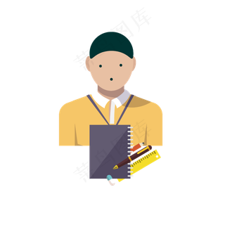 人物卡通装饰图案元素