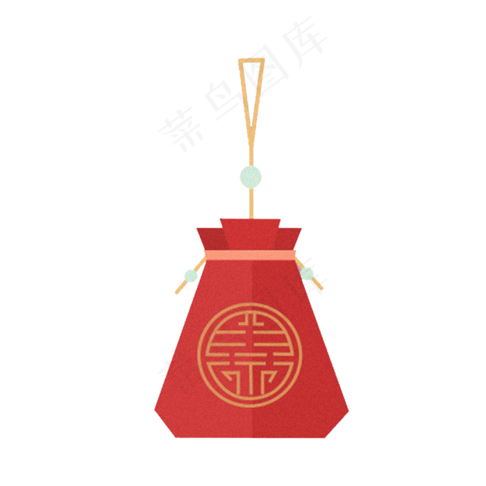 端午节吉祥的荷包(2000X2000(DPI:300))psd模版下载
