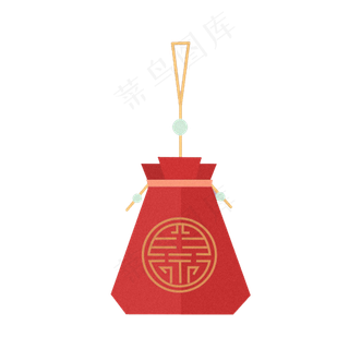 端午节吉祥的荷包