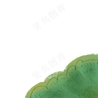 卡通绿色灌木丛下载