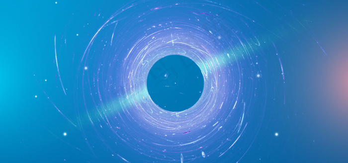 蓝色几何科技光线高清背景