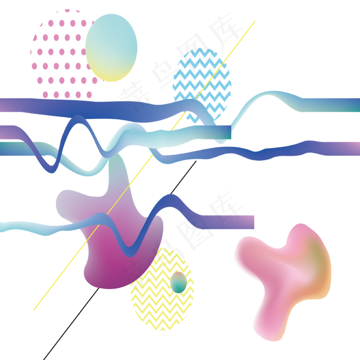 炫酷流体科技抽象(800X800)eps,ai矢量模版下载