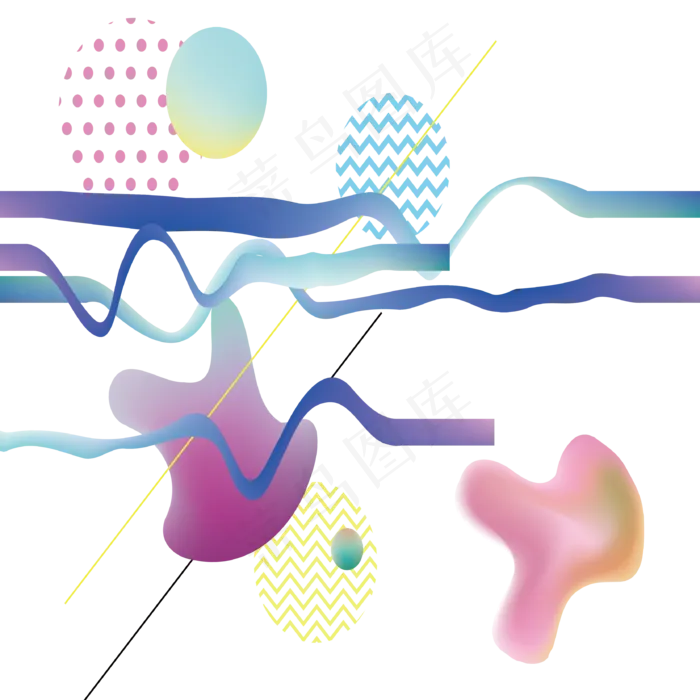 炫酷流体科技抽象(800X800)eps,ai矢量模版下载