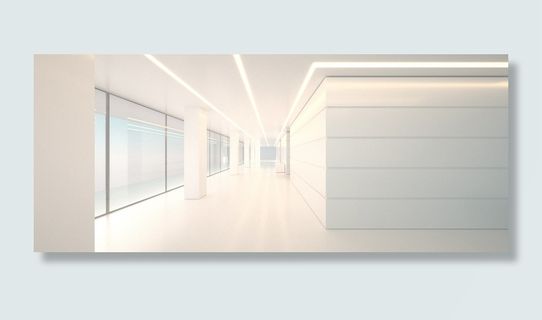 白色商务科技电商空旷banner