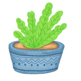 花盆春季自然植物