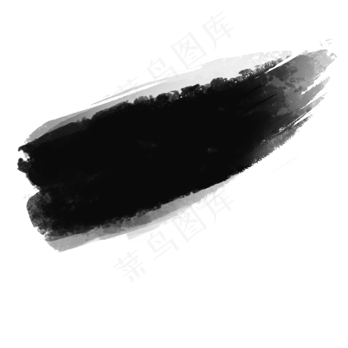 水墨笔刷笔触毛笔笔锋(2048X2048(DPI:300))psd模版下载