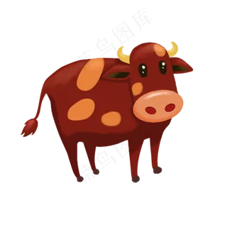 立体重色小花斑牛