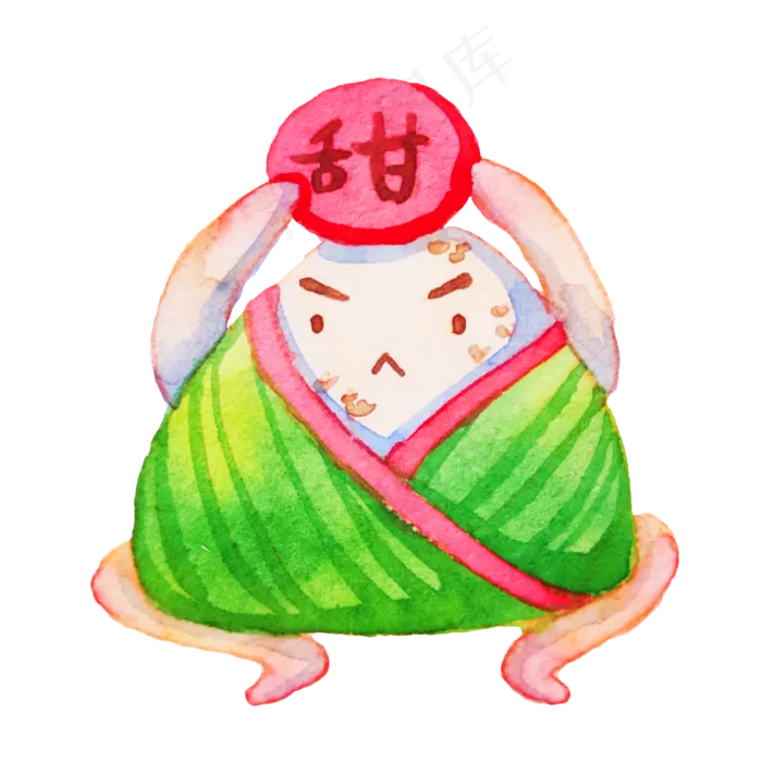 端午节甜粽子(2000X2000(DPI:300))psd模版下载