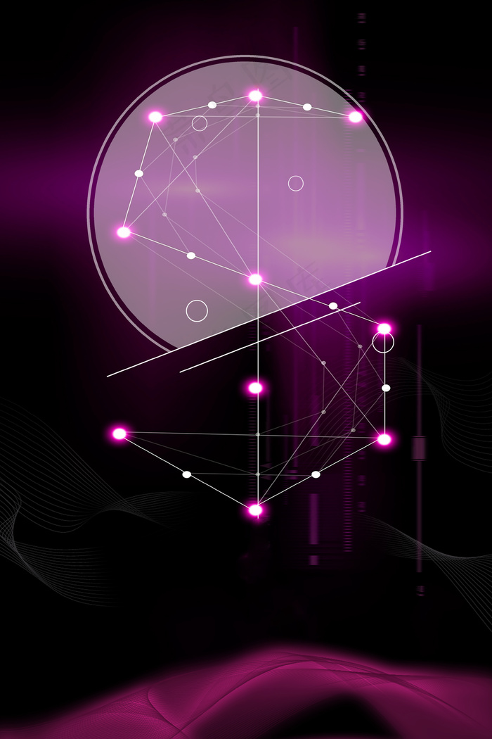 黑色大气时尚简约背景图