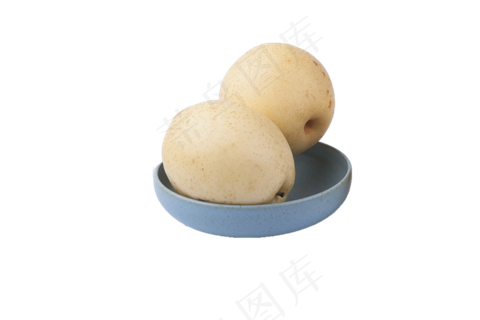 实物拍摄水润多汁梨免抠