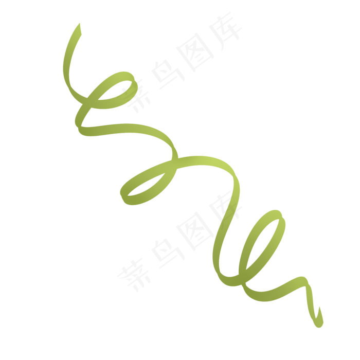 绿色细条可爱六一儿童节丝带(2000X2000(DPI:300))psd模版下载