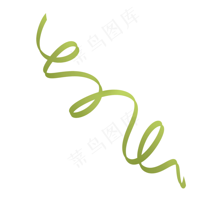 绿色细条可爱六一儿童节丝带(2000X2000(DPI:300))psd模版下载