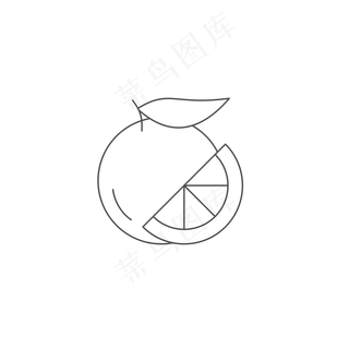 切开的梨子水果免抠图