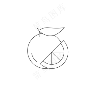 切开的梨子水果免抠图