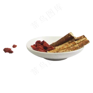 枸杞五指毛桃中药药材,免抠元素