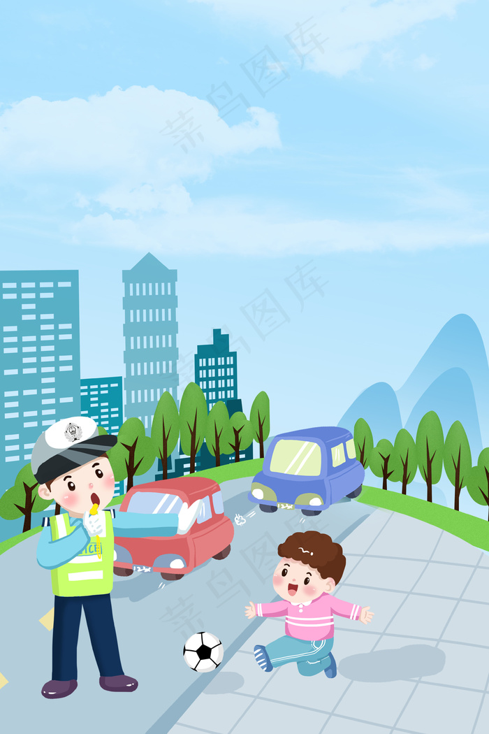 325全国中小学生安全宣传(3545*5315px 	      )psd模版下载