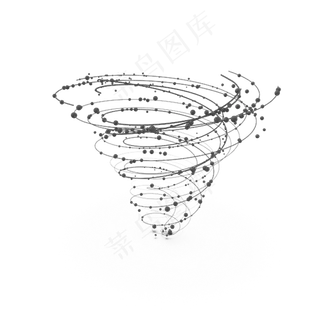 螺旋形旋风,免抠元素