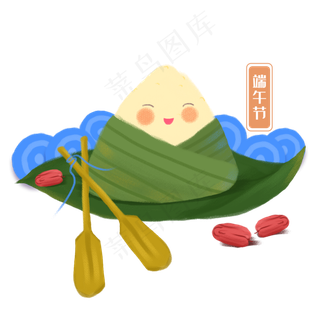 端午节绿色粽子