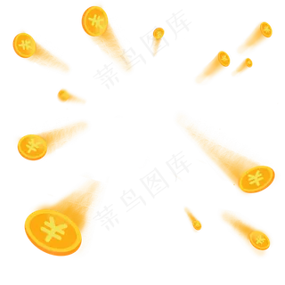 新年金色系拟物电商金币扩散免抠,免抠元素 新年金色系拟物电商金币扩散免抠,免抠元素