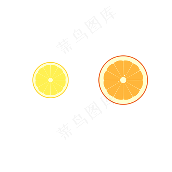 矢量卡通夏季清新水果(2000X2000(DPI:72))psd模版下载
